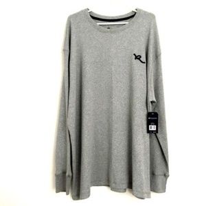 Rocawear Sweater Gray Pullover Knit Crew RB36LK94